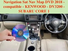 Navigation Sat Nav Map DVD 2018 - compatible - KENWOOD - DV3200 - SUBARU CORE 1