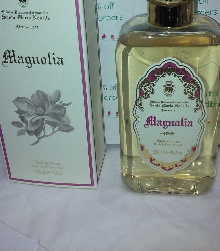 Santa Maria Novella magnolia gel  body wash  8.4 oz new with box new formula