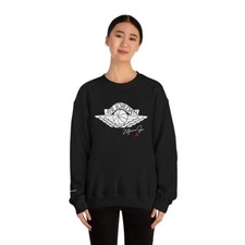 Air Jordan Wings Logo with Signature / Bulls MJ 23 UNISEX Heavy Blend Sweatshirt
