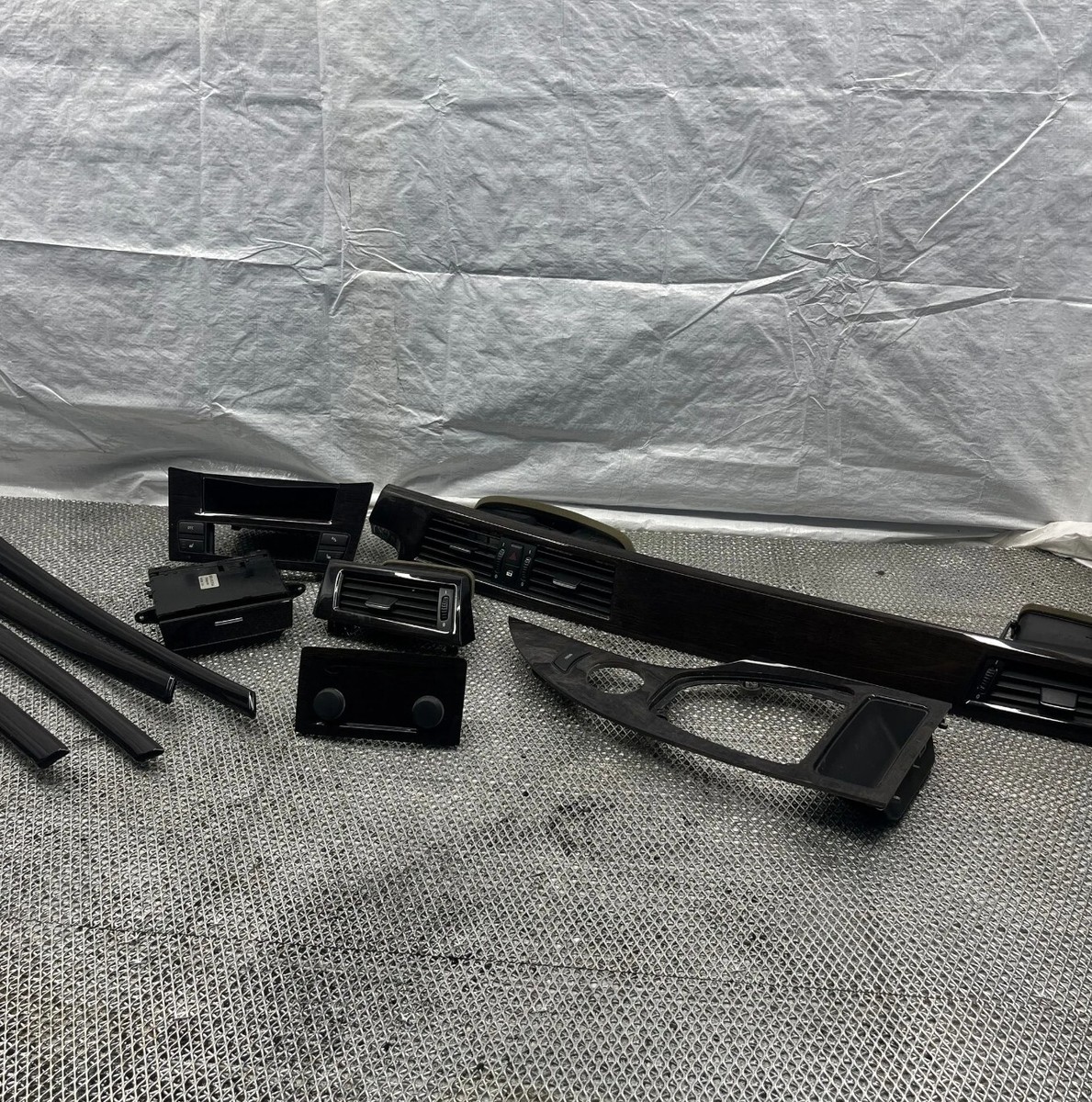 BMW 5 Series E60 E61 Dark Wood Interior Trim Kit LCI CCC Bambus
