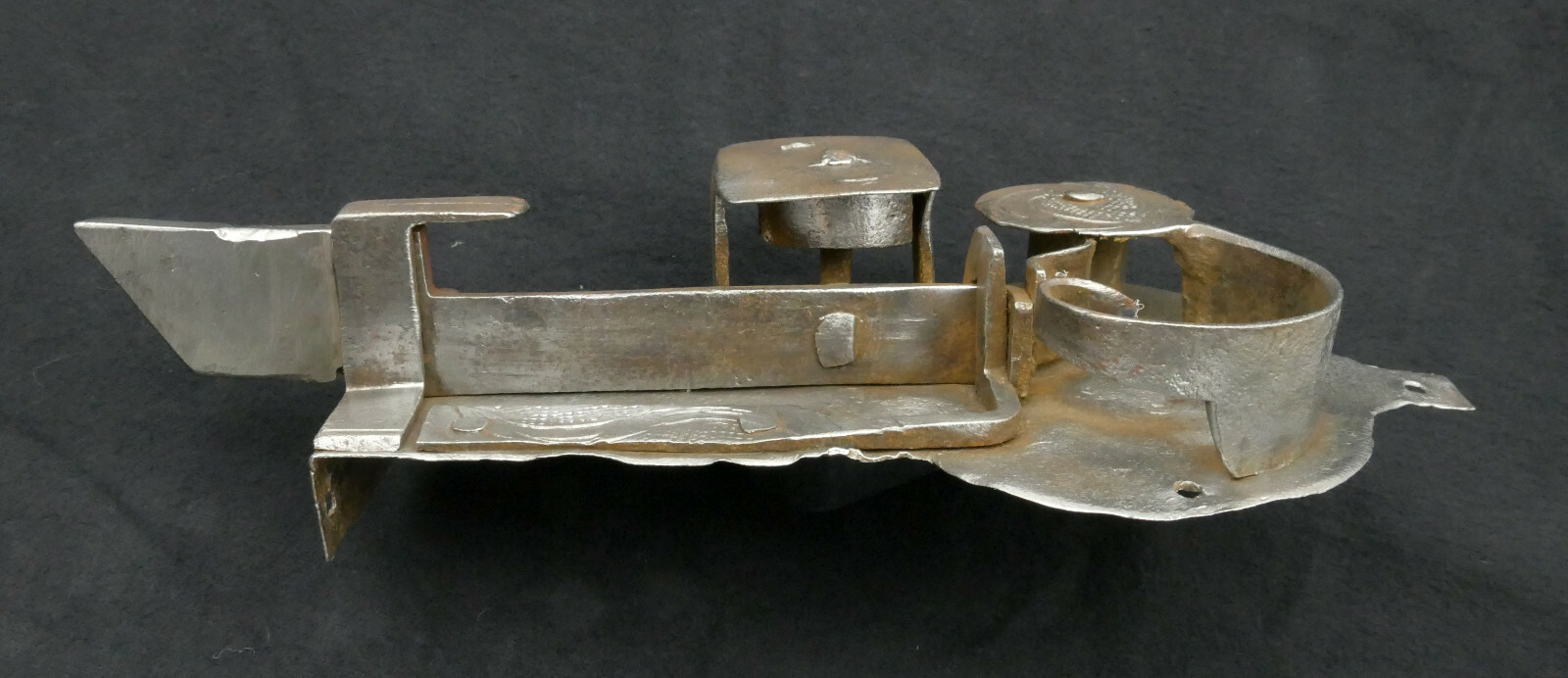 original antikes Schrankschloss Möbelschloss Barock ohne Schlüssel aus