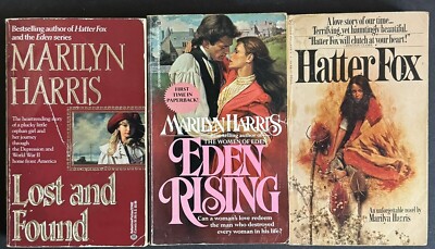 3 Marilyn Harris Books- Hatter Fox , Eden Rising, Lost and Found