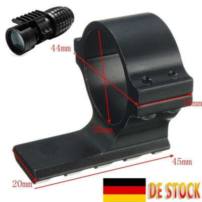 Zielfernrohr Montagering mit Picatinny Schiene Weaver 30mm Reduzierring-25,4mm .