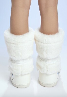 期間限定値Hello Kitty ブーツ 24センチ forever21 タグ付 Hello Kitty Faux Fur Boots