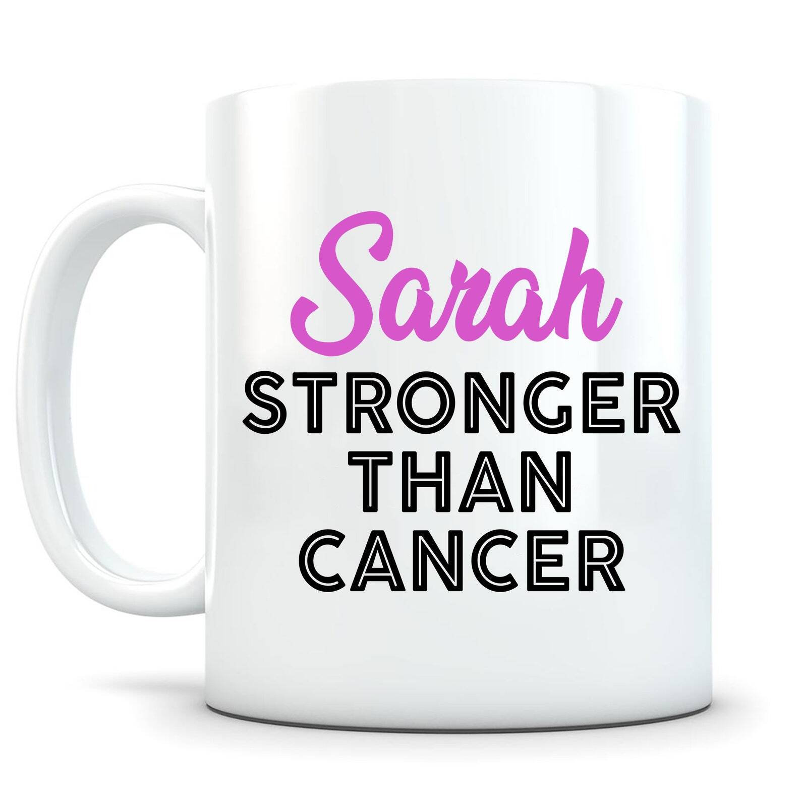 Stronger Than Cancer Cancer Survivor Gift Cancer Encouragement Gift Gift For