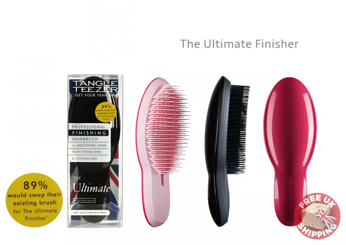 Tangle Teezer The Ultimate Finisher Hairbrush Black or Pink FREE POST UK Seller