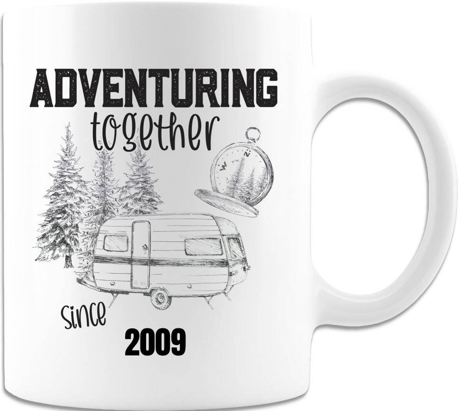 Adventuring Together Since Custom Personalize Anniversary Year