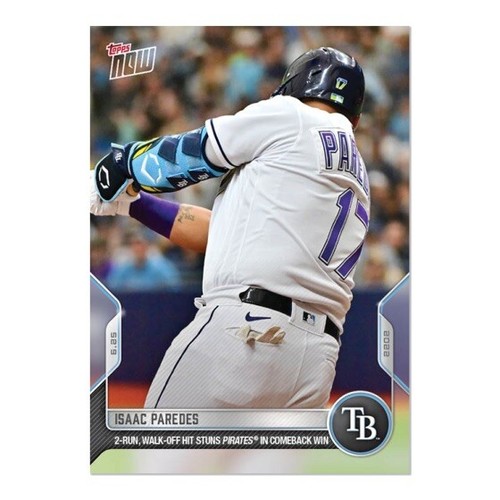 2022 Topps Now 411 Isaac Paredes