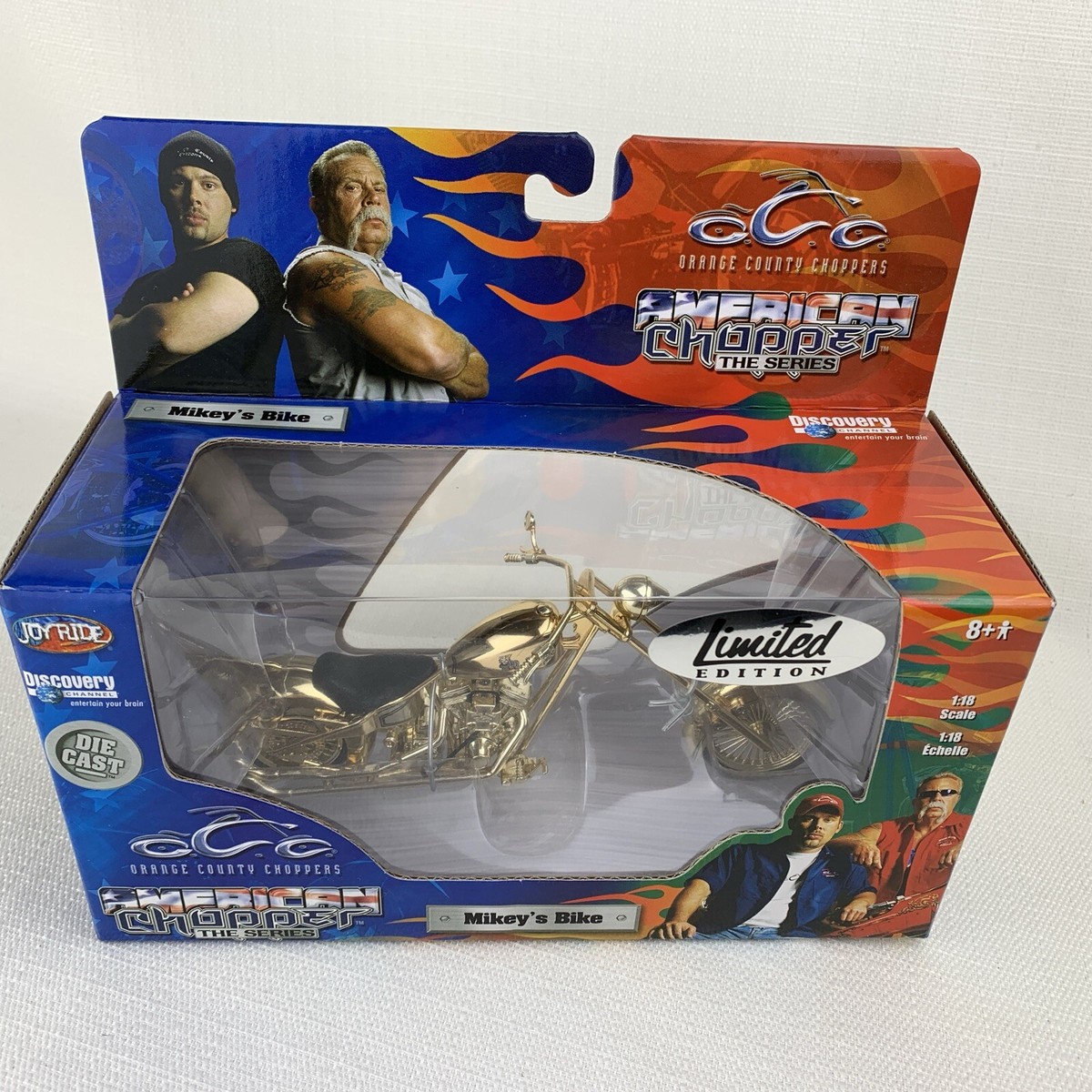 2005 Orange County Choppers American Chopper 1:18 Mikey's Bike