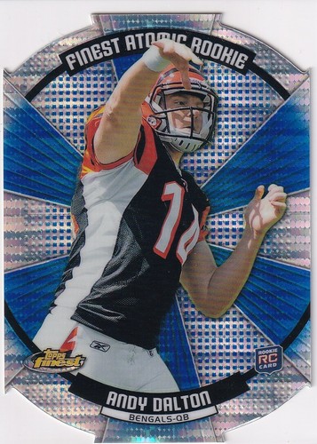 Andy Dalton #FARAD 2011 Topps Finest Atomic Rookie Refractor card