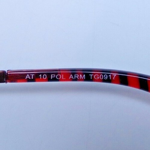 All Terrain AT 10 Blk POL Red Tort Frame Amber Lens see description NEW - Picture 2 of 8