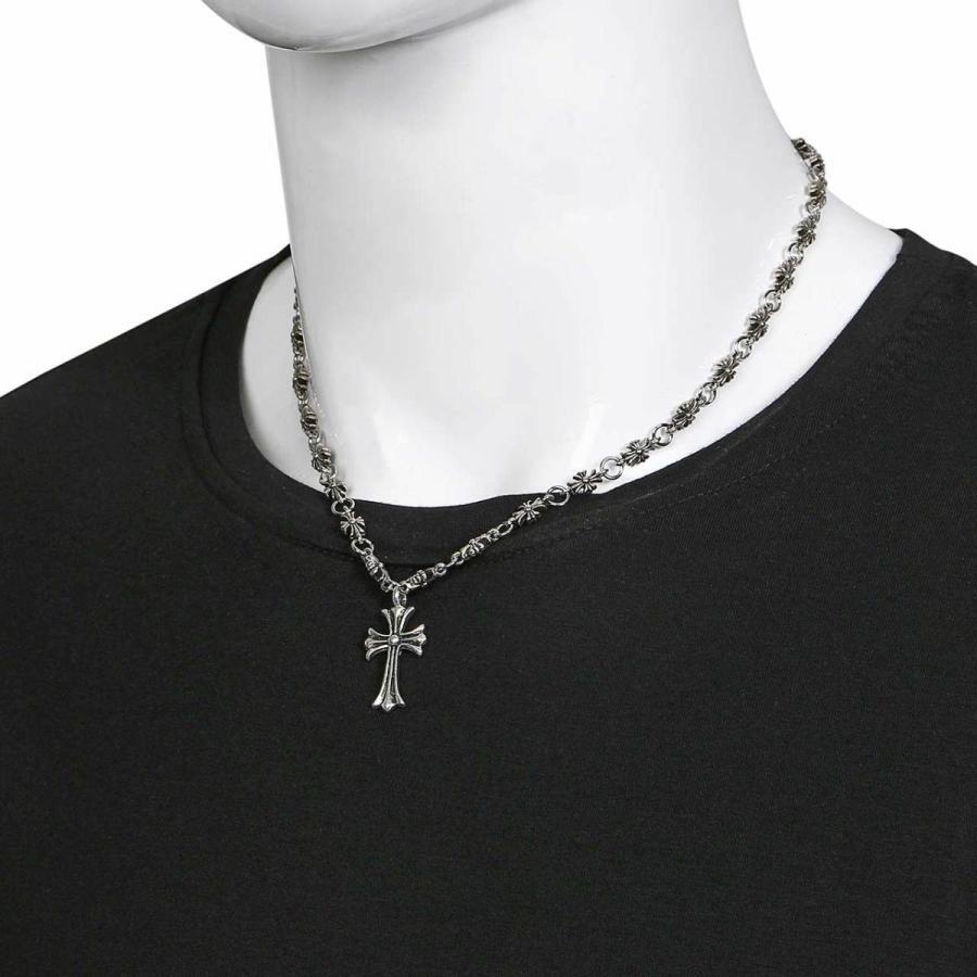 ZIYMU Silver Cross Mini Cross Chain Necklace Pendant zm-p