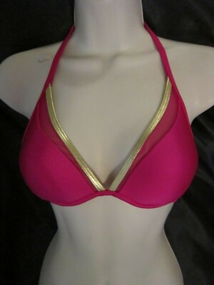 Kandice Pelletier Swimsuit Bikini Tops various colors with gold trim & sizes