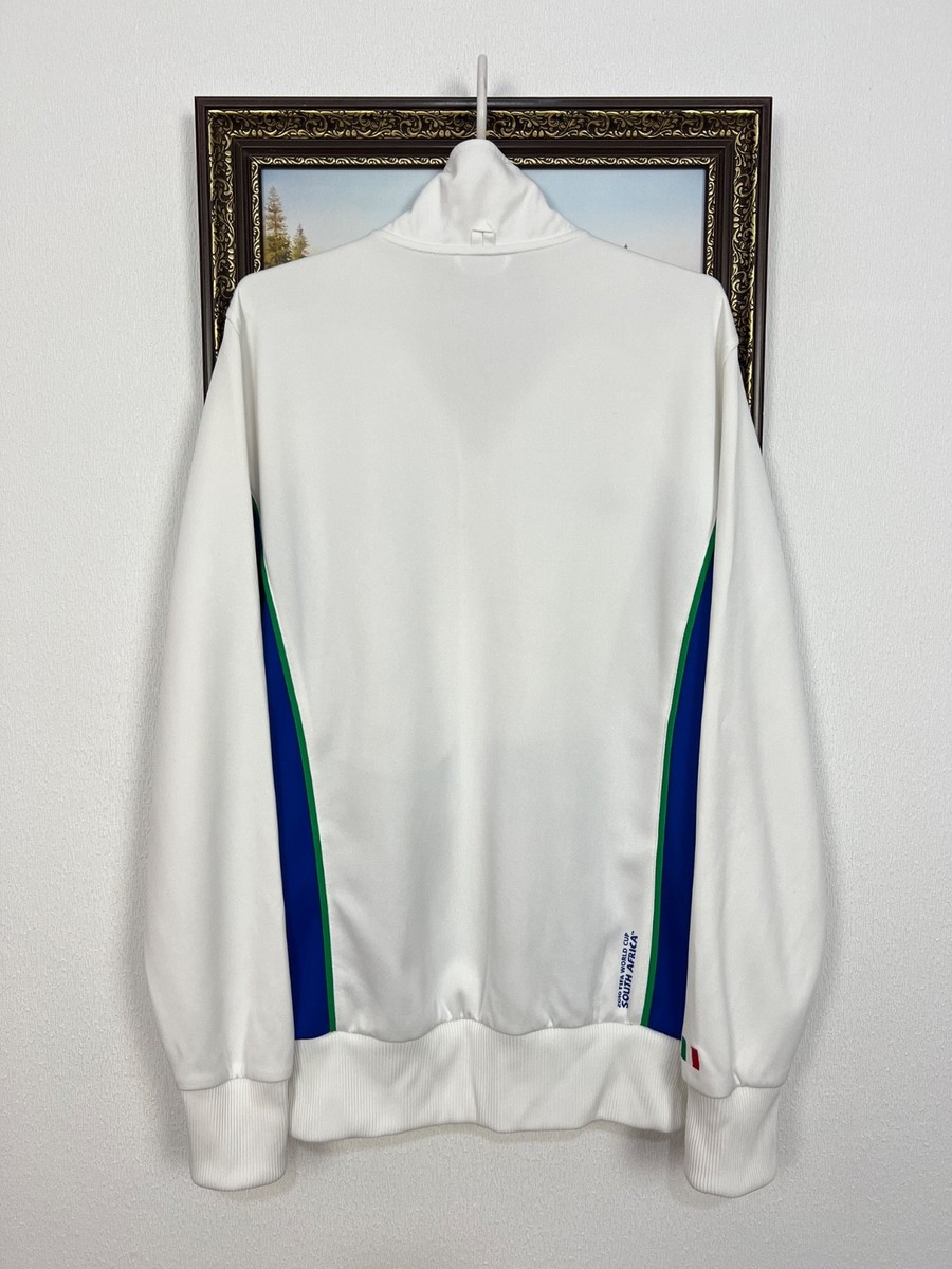 Vintage Adidas Italy World Cup Football White Jacket Soccer Track