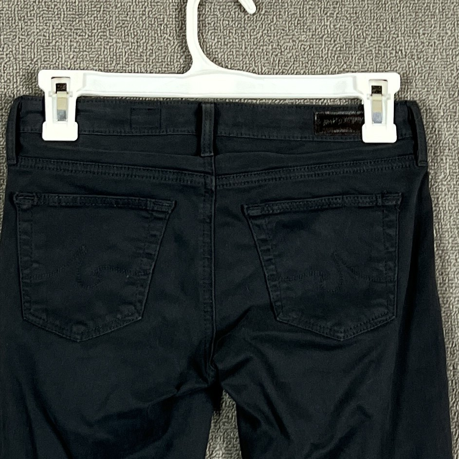 AG Adriano Goldschmied Jeans Womens 24R Black The Legging Super Skinny Denim thumbnail 4