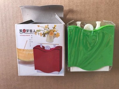 Toothpick Dispenser Weightlifter Green 