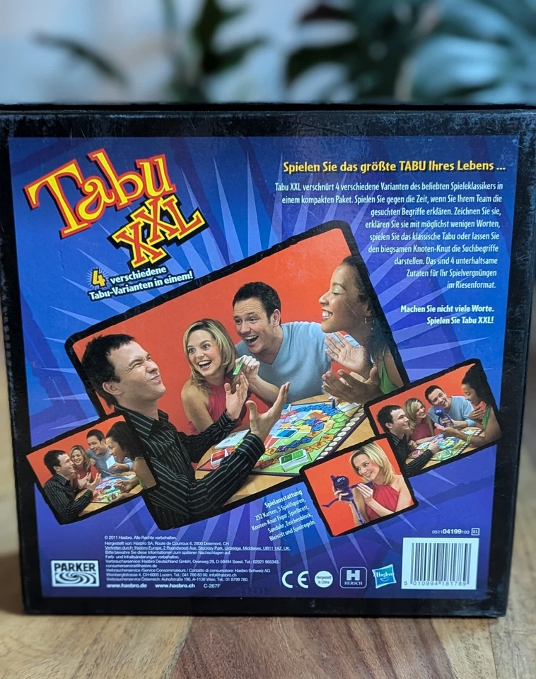 Tabu XXL - Parker - Brettspiel - Ab 12 Jahre - Ab 4 Spieler - Geprüft  - Bild 2 von 4