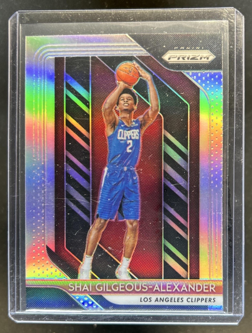 2018-19 Panini Prizm Shai Gilgeous-Alexander Prizm Silver RC #184 Clippers