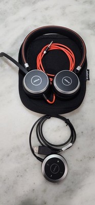 Jabra Evolve 40 GN Mono Headset  with ENC010 USB-A Controller! Works Great!