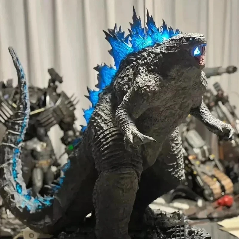 哥斯拉对金刚人偶 50 厘米 GK 雕像点亮热射线收藏品模型 — 第 2/4 张图片