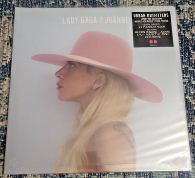 Lady Gaga Joanne Limited Opaque Pink Vinyl 2LP Urban Outfitters