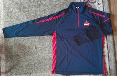 Casey's General Store Long-Sleeve Uniform Shirt w/collar, zipper CGR 4000 Size L