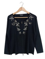 FUTURA MODA Blouson Damen Jacke Gr. DE 40 schwarz Casual-Look