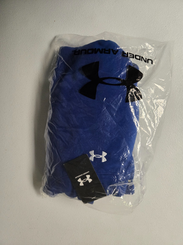 Sudadera con capucha para mujer Under Armour Hustle polar talla pequeña azul real/blanco - Imagen 2 de 10