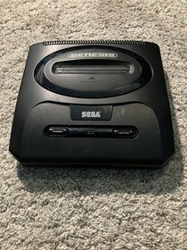 SEGA Genesis Model 2 MK-1631 Video Game System Bundle 2 Controllers and Games