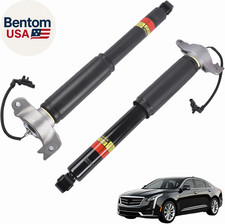 Pair Rear Shock Absorbers Struts with Upper Mount Electric Assembly Compatible w