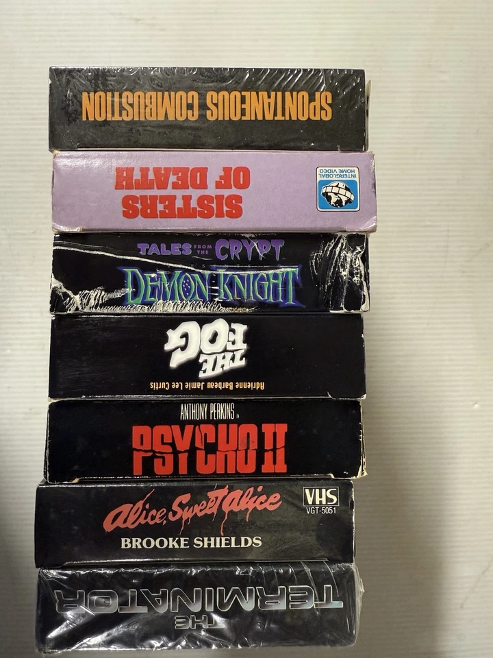 VHS Horror Lot Rare Horror Sci-Fi  - Image 3 of 4