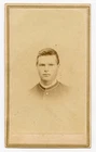 CDV of Civil War soldier by I.N. Teague, of Maine. Really cool back mark.