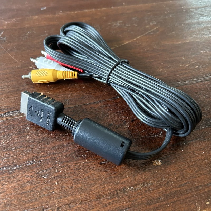Genuine Sony OEM RCA AV Audio/video Cable For PlayStation