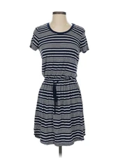 Olive and Oak Women Blue Casual Dress S