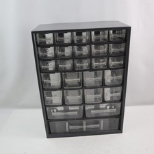 Flambeau Raaco Storage Organizer 26 Drawers Vintage Small Parts Bin Cabinet