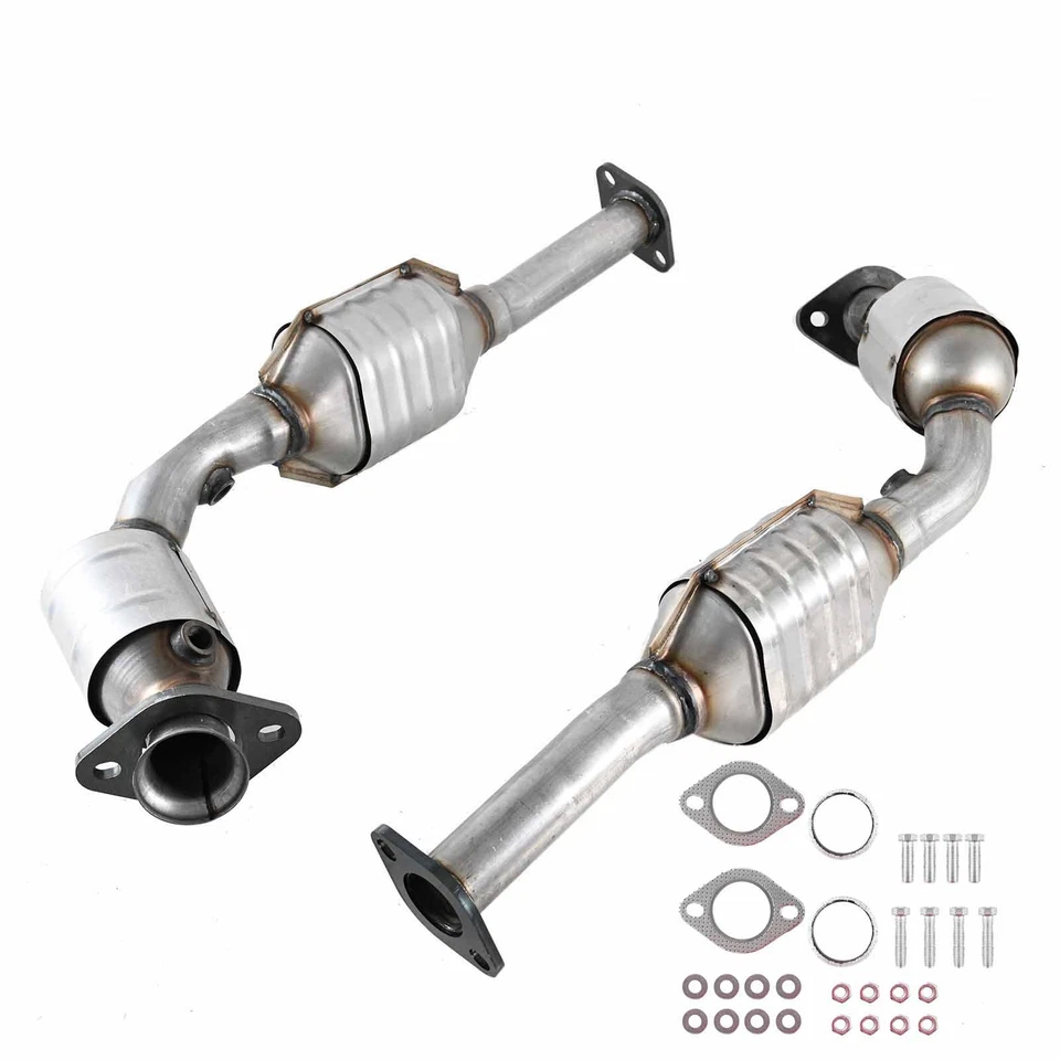 Левые + правосторонние каталитические конвертеры для 1996 1997-2002 Lincoln Town Car 4,6 л - Изображение 3 из 4