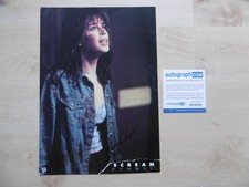 Neve Campbell Autogramm signed A4 Lobbycard "Scream" ACOA