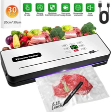 Commercial Vacuum Sealer Machine Seal a Meal Food Saver System With 30 Free Bags