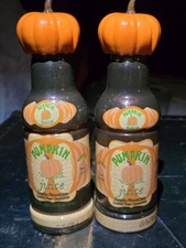 Wizarding World of Harry Potter Pumpkin Juice Bottles Set of 2 Used Empty