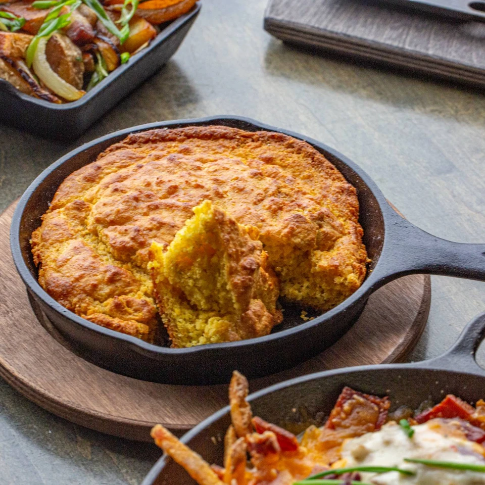 Lodge Seasoned Classic Cast Iron Skillet Frying Pan with Handle, Black - Image 4 of 4