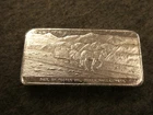 3 oz HECLA Mining Co .999 Silver Bar 1969 #576 Foster Inc