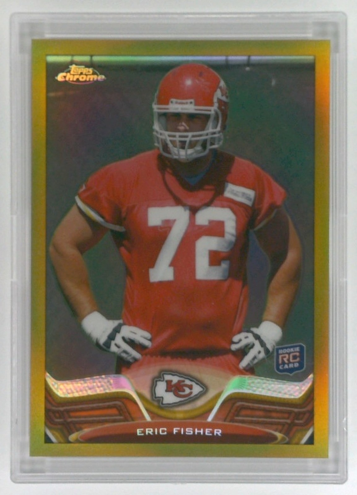 Eric Fisher Topps Chrome #166 Gold Refractor
