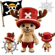 One Piece Tony Tony Chopper Plush Doll Anime Stuffed Plushie Gift for Kids Fans