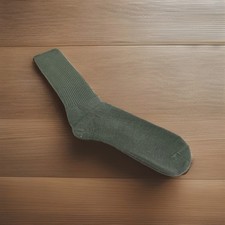 VTG Socks Men  s Dupont Ply Heel Guard 10-15 Crew Green Orlon 80s 90's USA