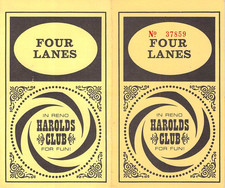 Harolds Club - Reno, NV - Paper Coupon Folder