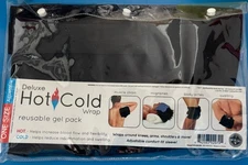 Deluxe Body Therapy Adjustable Cover Gel Wrap with Reusable Hot/Cold Gel Pack