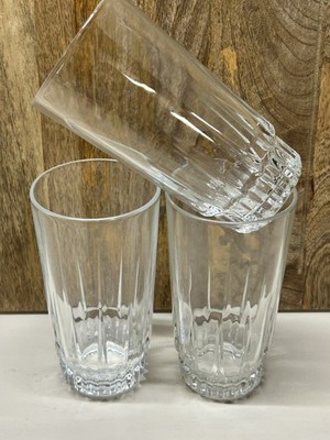 Vintage Arcoroc Lancer 12 oz. Flat Highball Glasses from France Set of 3