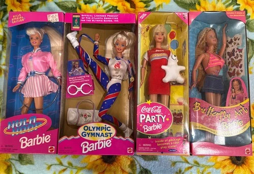 Vintage Lot  of Barbie Dolls in Original Boxes