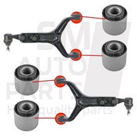 Silentblock Querlenker Hinten Alfa Romeo GTV 1994-2005 (4Er Set)