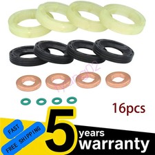 DIESEL INJECTOR SEAL ORING WASHER KIT FOR PEUGEOT CITROEN 1.6HDI FORD 1.6TDCI-